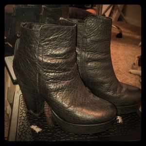 Black Steve Madden booties